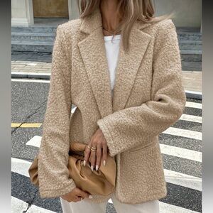 Tan Teddy Jacket